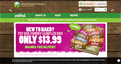 Desktop Screenshot of naturalbalancefoods.com