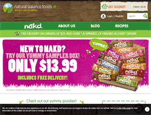 Tablet Screenshot of naturalbalancefoods.com